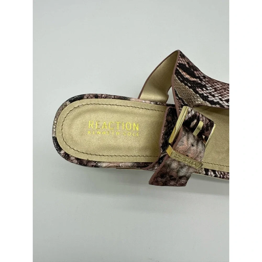 Kenneth Cole Reaction Women's Pepea Buckle Wedge Sandals Women's Shoes 9.5